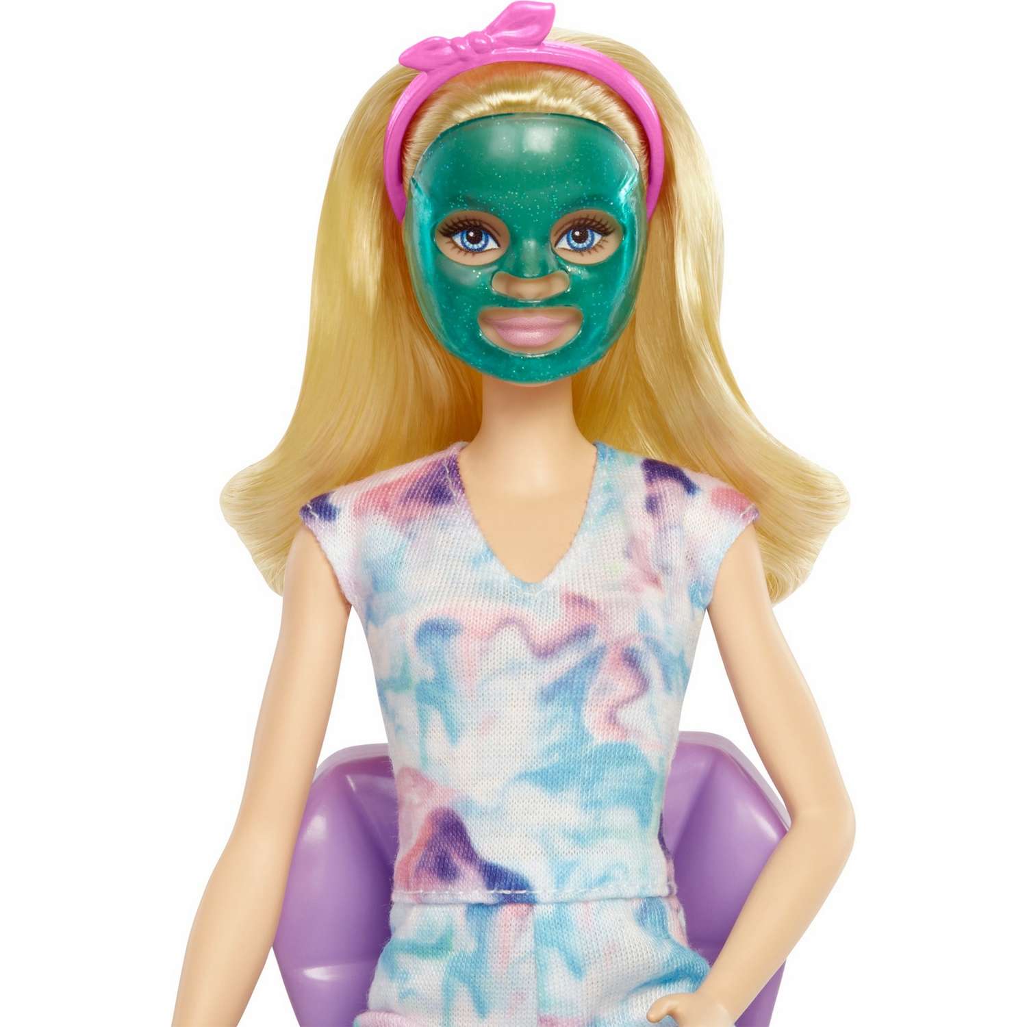 Набор игровой Barbie Cпа-салон с куклой и масками для лица HCM82 HCM82 - фото 8