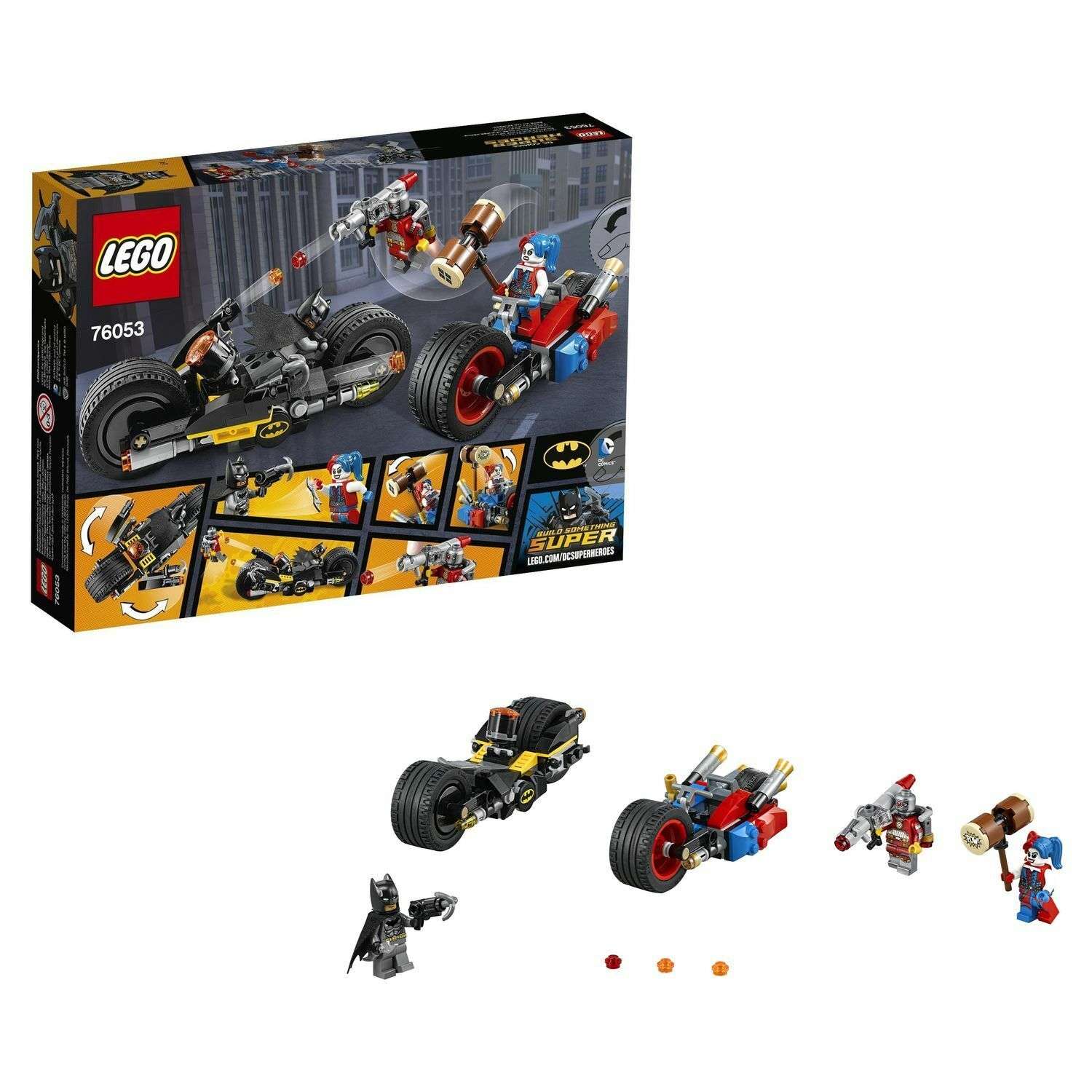 Конструктор LEGO Super Heroes Бэтман: Погоня на мотоциклах по Готэм-сити (76053) - фото 1