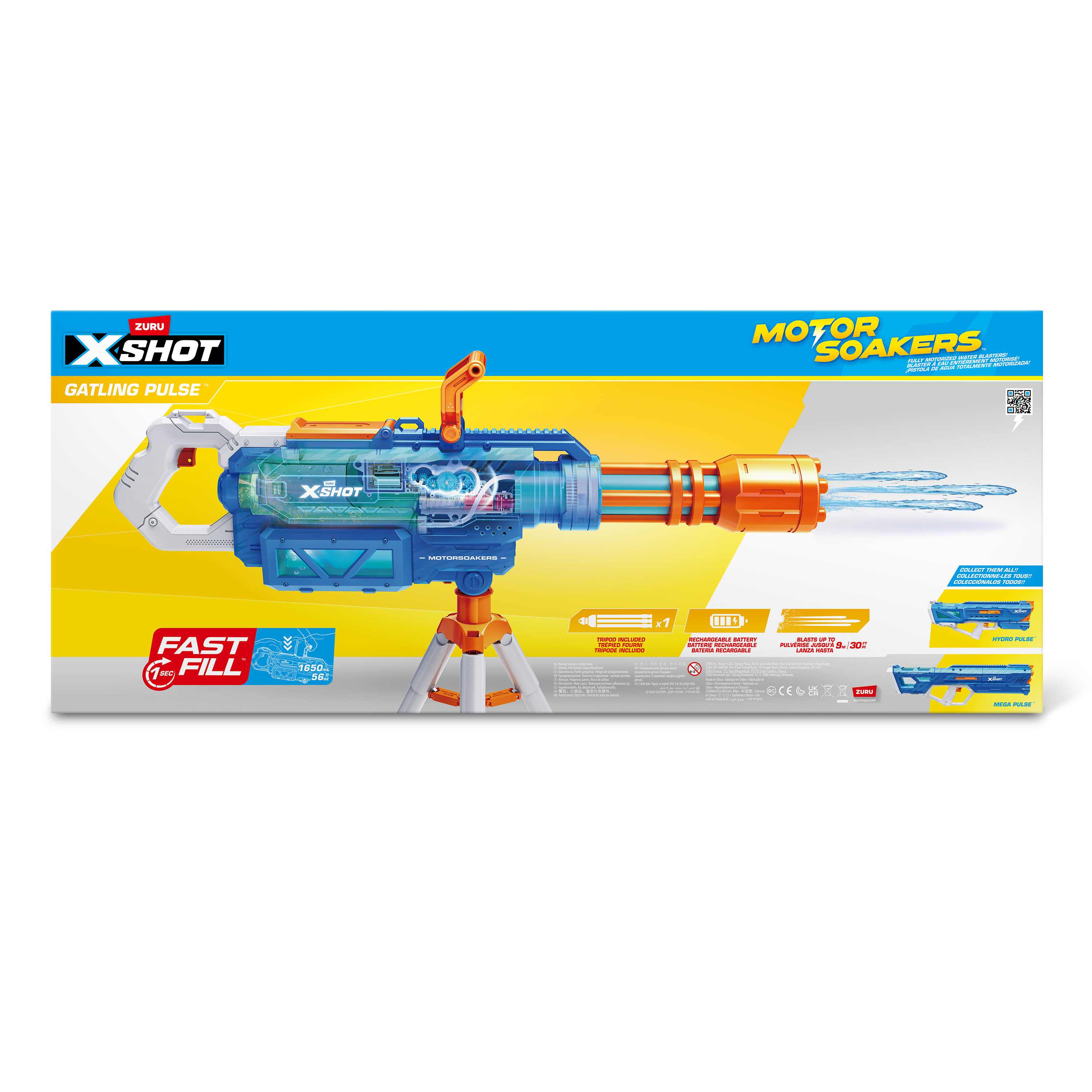 Бластер Zuru XSHOT  Water Fast Fill большой 118165 - фото 14