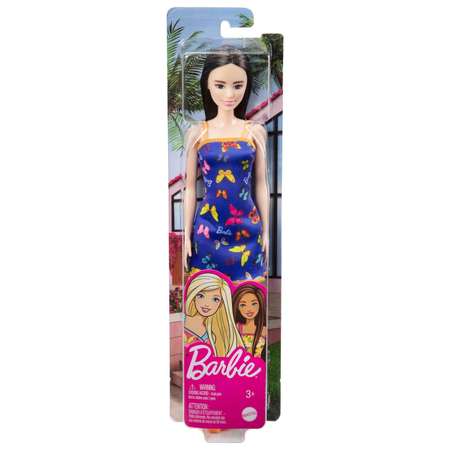 Кукла Barbie Игра с модой в синем платье HBV06