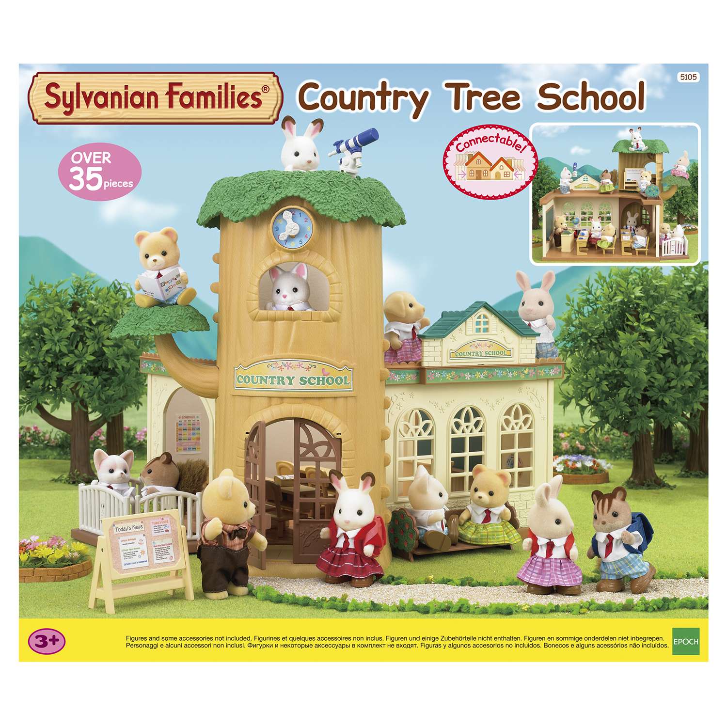 Школа фэмили. Sylvanian Families 5105. Sylvanian Families Лесная школа 5105. Набор Sylvanian Families Лесная школа (5105). Сильвания Фэмили Лесная школа.