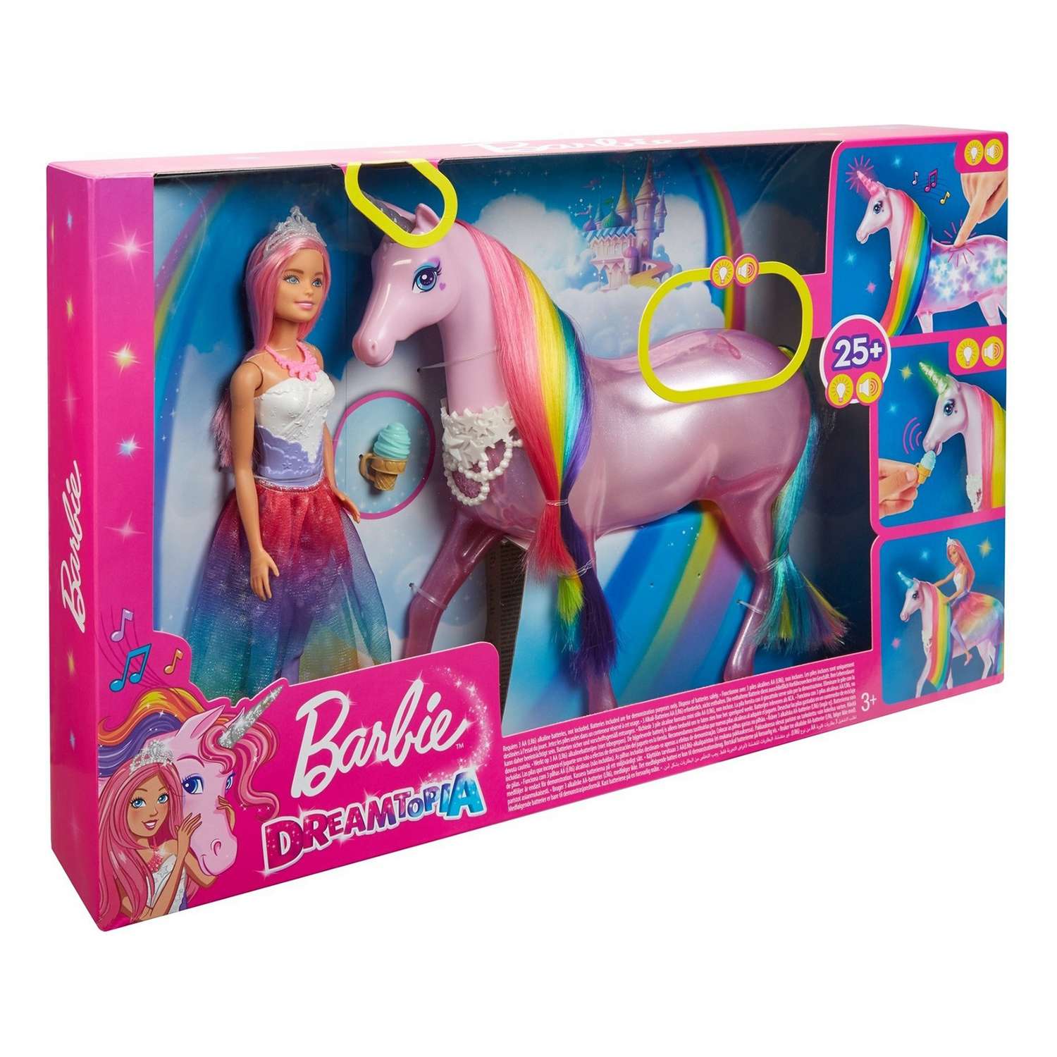 Набор игровой Barbie кукла и Радужный единорог FXT26 FXT26 - фото 3