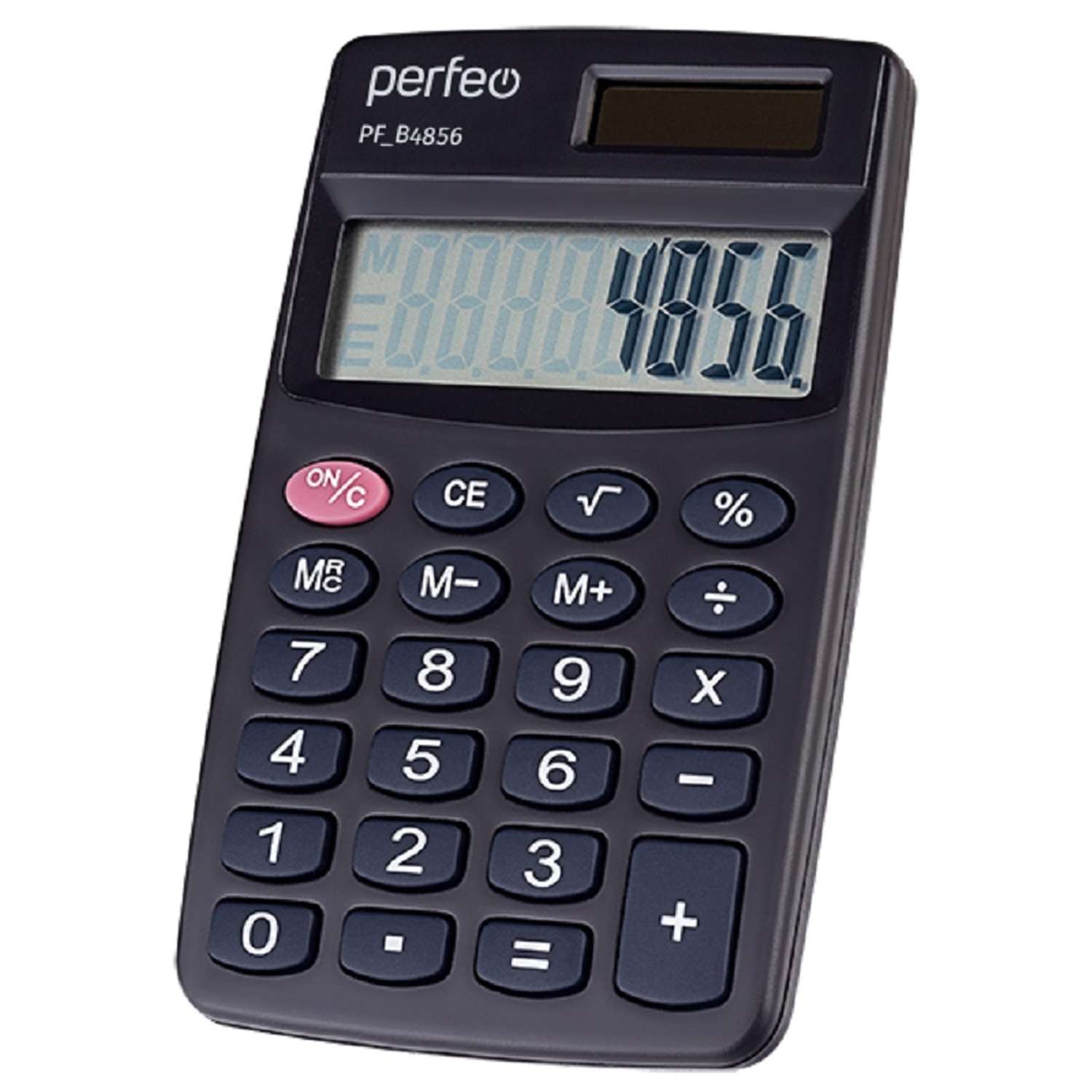 Калькулятор Perfeo PF B4856 карманный 8-разр. черный - фото 1