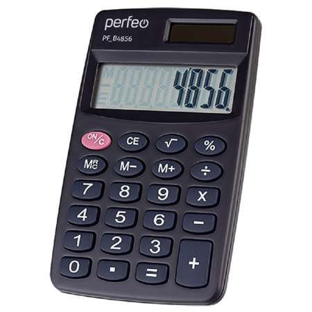 Калькулятор Perfeo PF B4856 карманный 8-разр. черный