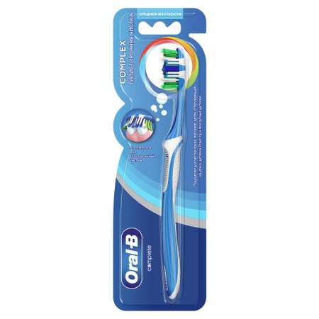 Зубная щетка Oral-B Complex пятисторонняя чистка средней жесткости 81748044