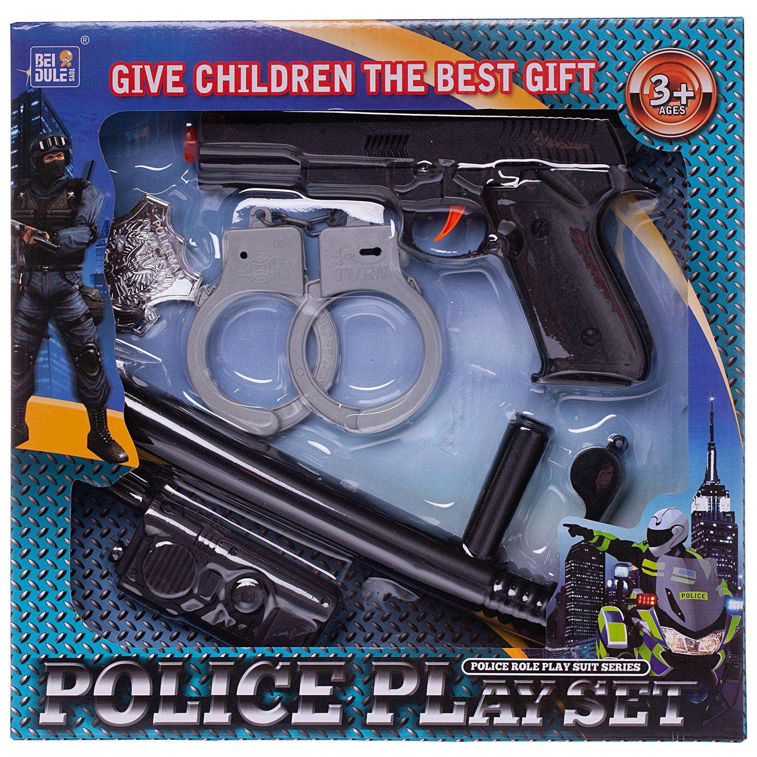 Игровой набор Junfa Полиция 6 предметов - фото 1