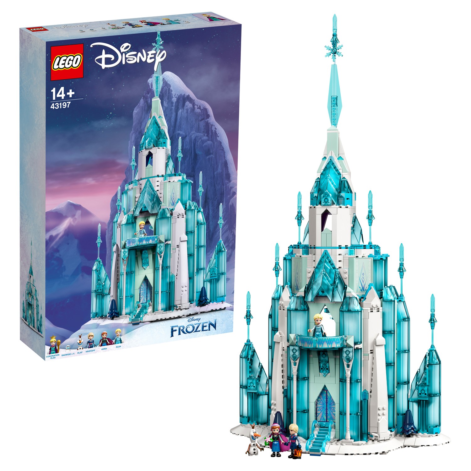 Конструктор LEGO Disney Princess Ледяной замок 43197 купить по цене 17699 ₽  в интернет-магазине Детский мир