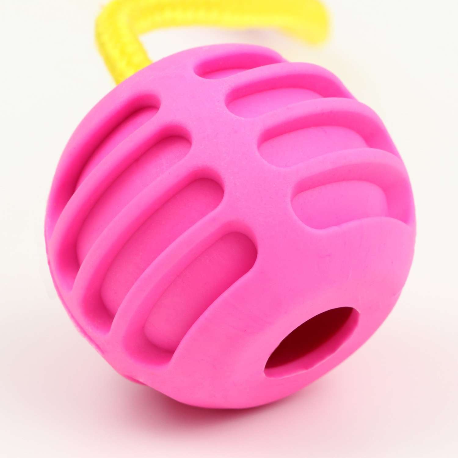 Игрушка Пижон «Шар усиленный на веревке» 43 см шар 6 см розовый - фото 2