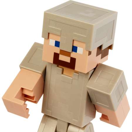 Фигурка Minecraft Стив в железной броне большая GGR04