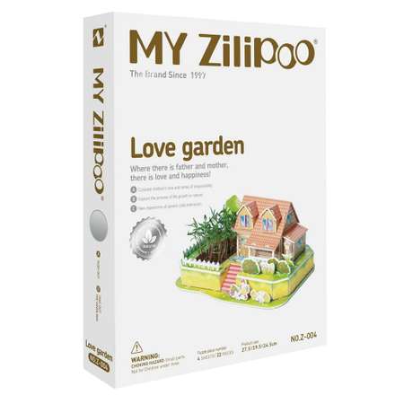 Пазлы 3D ZILIPOO из пенокартона Любимый сад