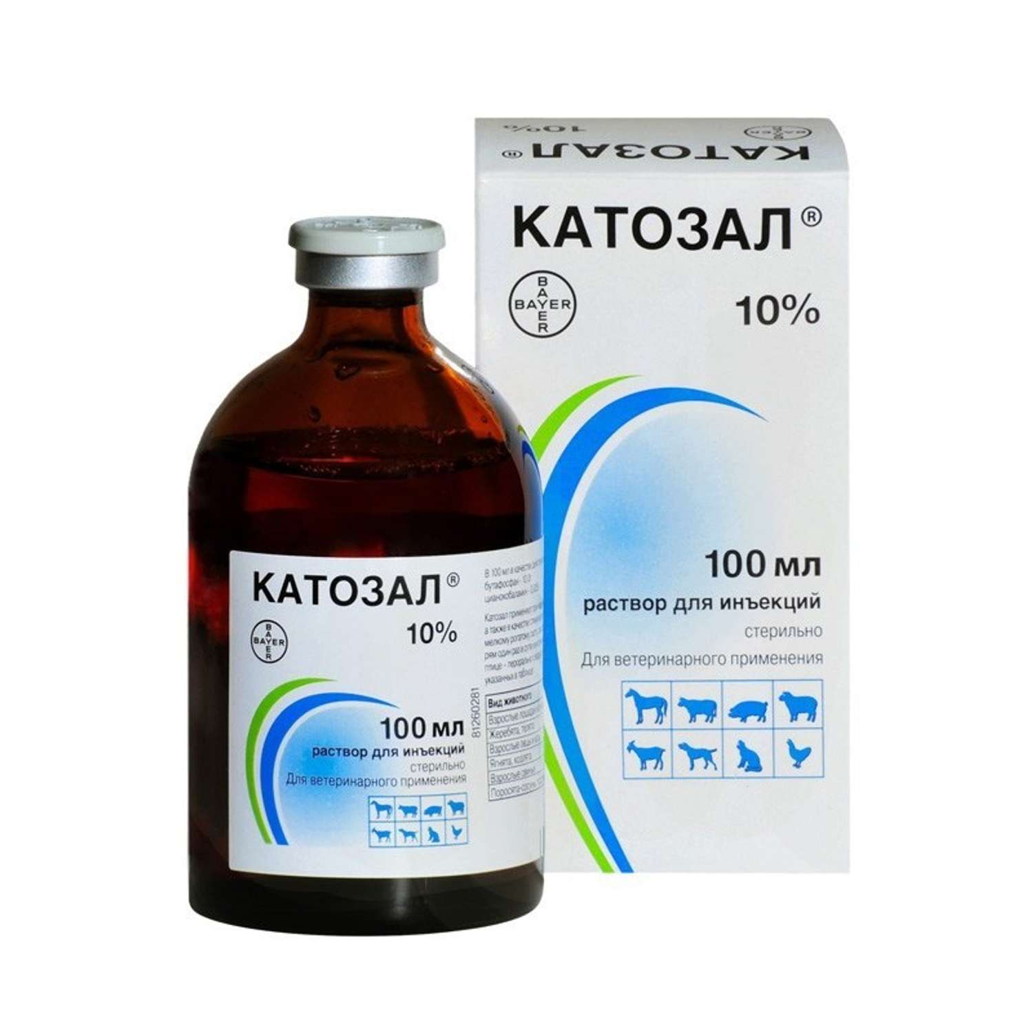 Препарат витаминный для кошек и собак BAYER Катозал 10% 100мл - фото 1