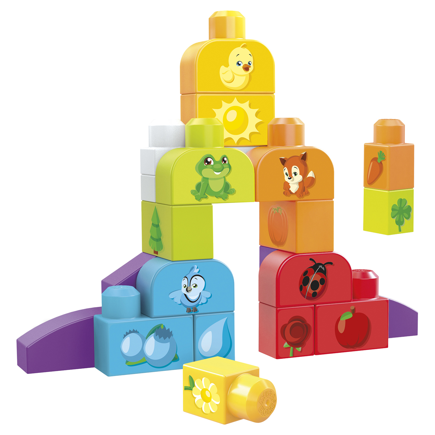 Конструктор Mega Bloks Изучаем цвета DHX33 - фото 5