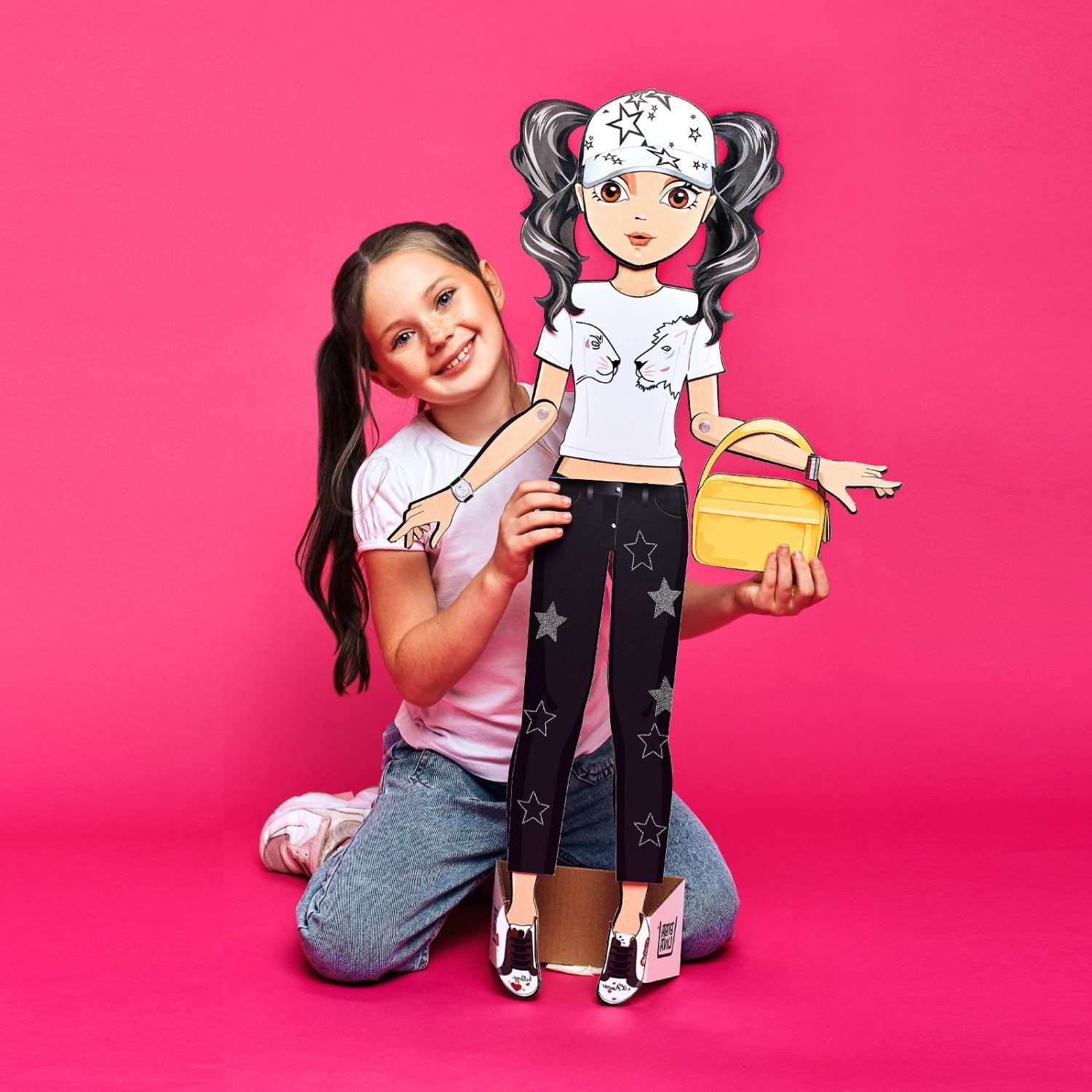 Кукла Bibalina с одеждой из картона Trendy doll Хлоя ИНП-102 - фото 9