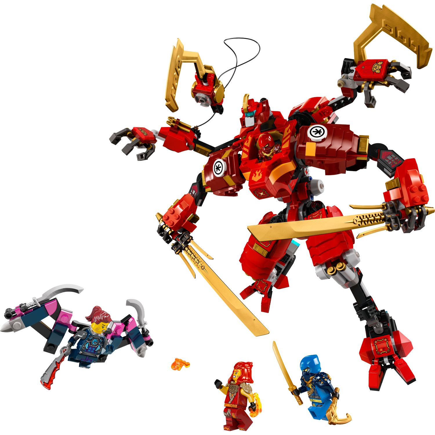 Конструктор LEGO NINJAGO 71812 Робот ниндзя-альпинист Кая