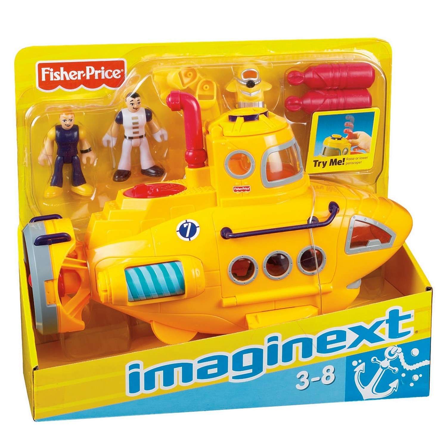 Набор транспорта IMAGINEXT Fisher-Price Океан N8270 P5487 - фото 3