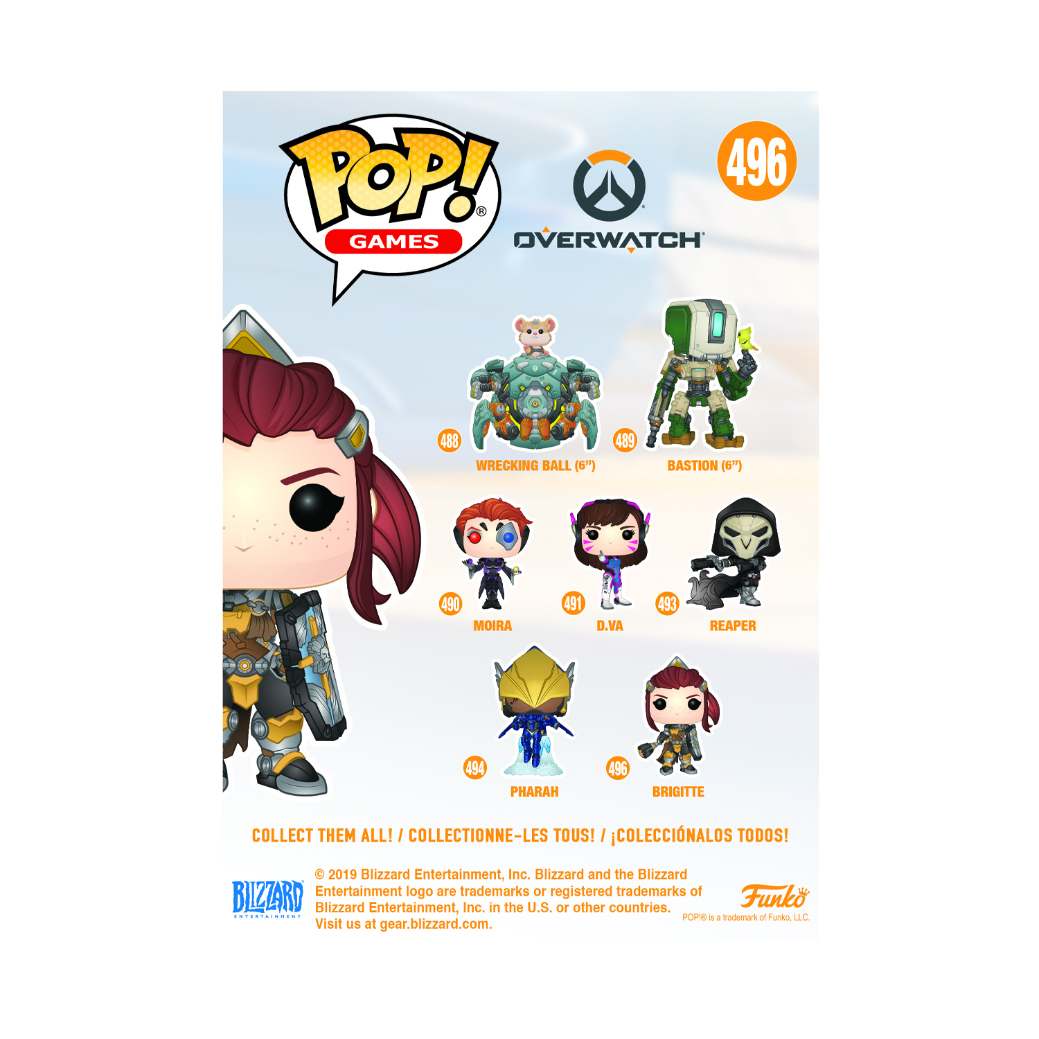 Игрушка Funko Pop Games Overwatch Brigitte Fun2112 - фото 6