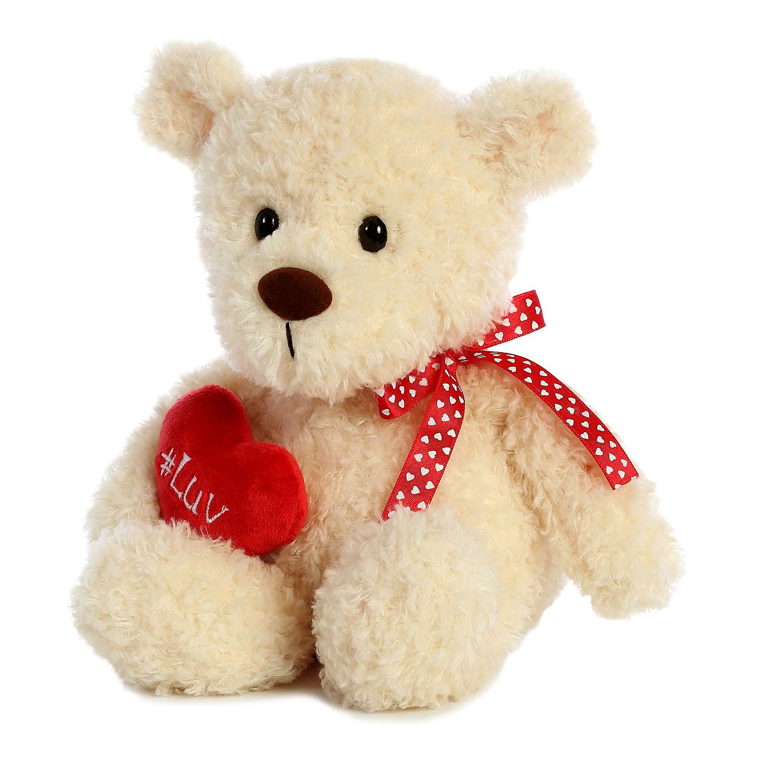 Мягкая игрушка Aurora Медведь с сердечком - фото 8