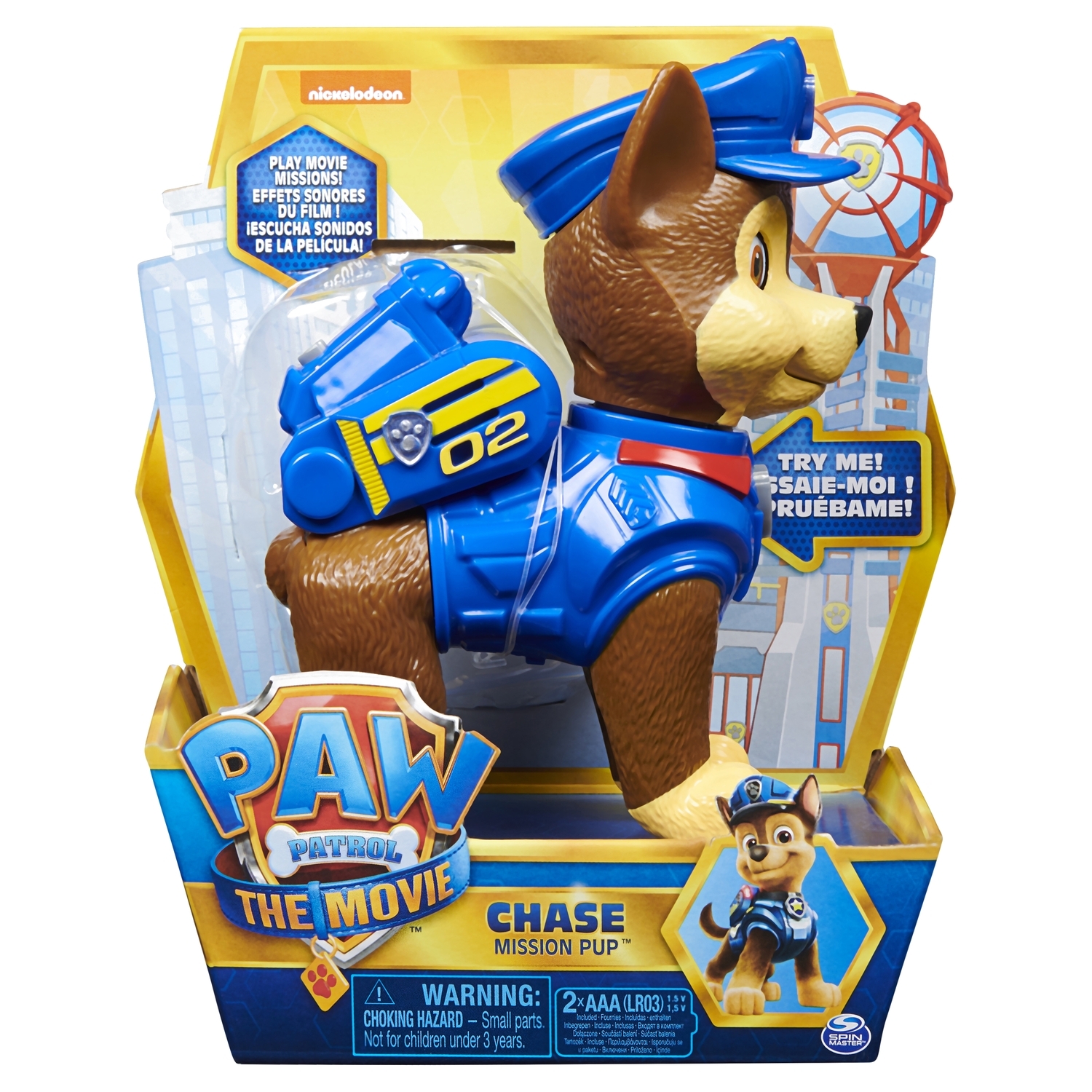 PAW Patrol Chase Interactive Movie Mission Pup 6-inch 6063714