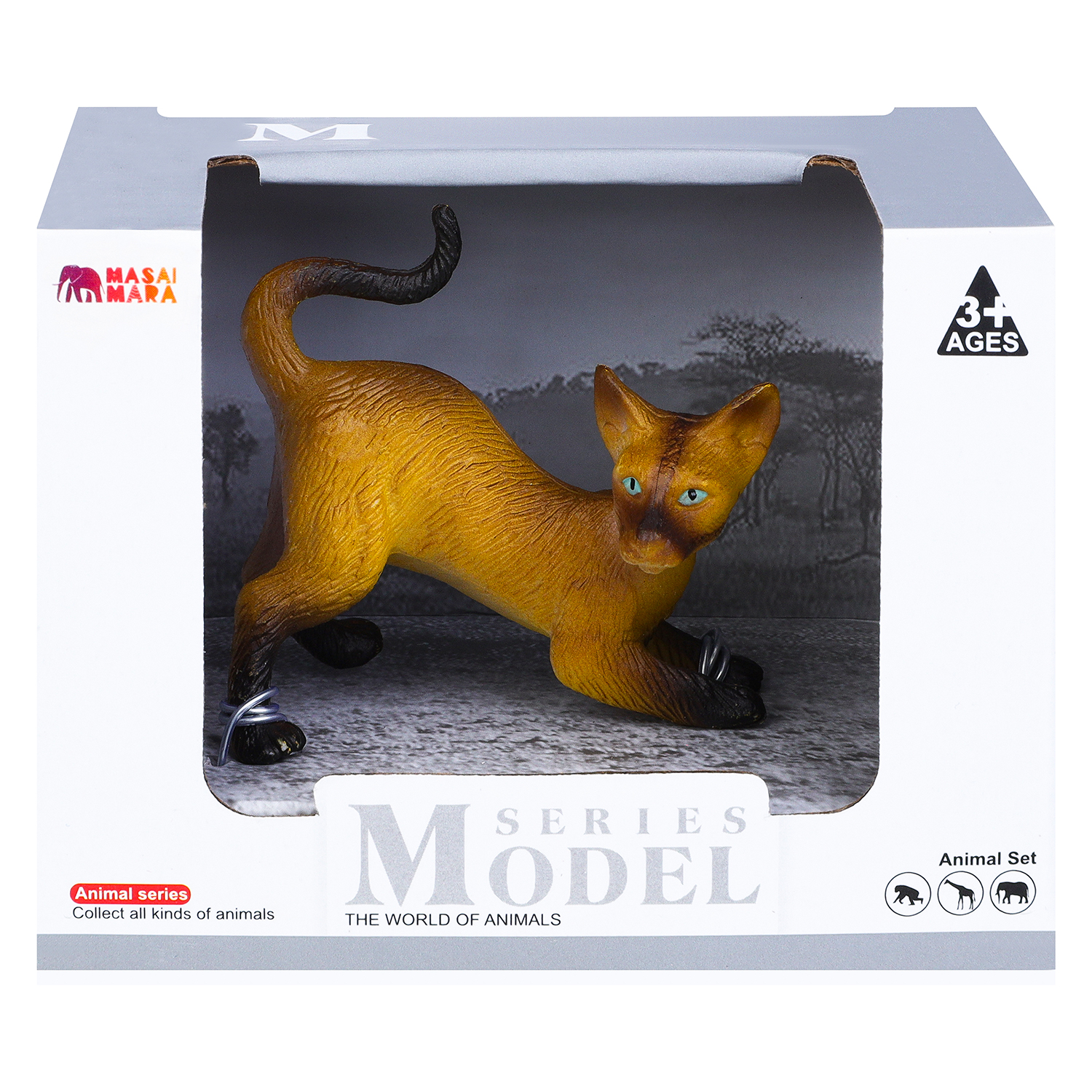 Игрушка фигурка Masai Mara Кошка На ферме MM212-199 - фото 6