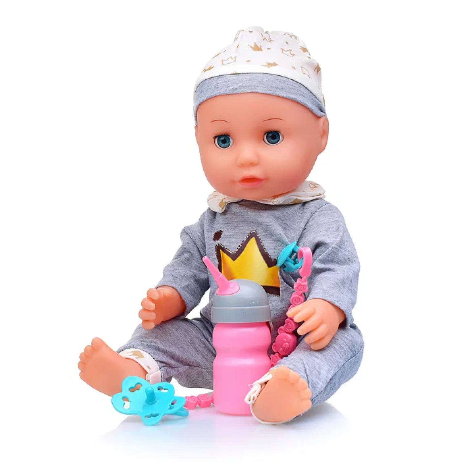 Говорящая кукла пупс TrendToys набор для девочки с аксессуарами NTT1275 - фото 2