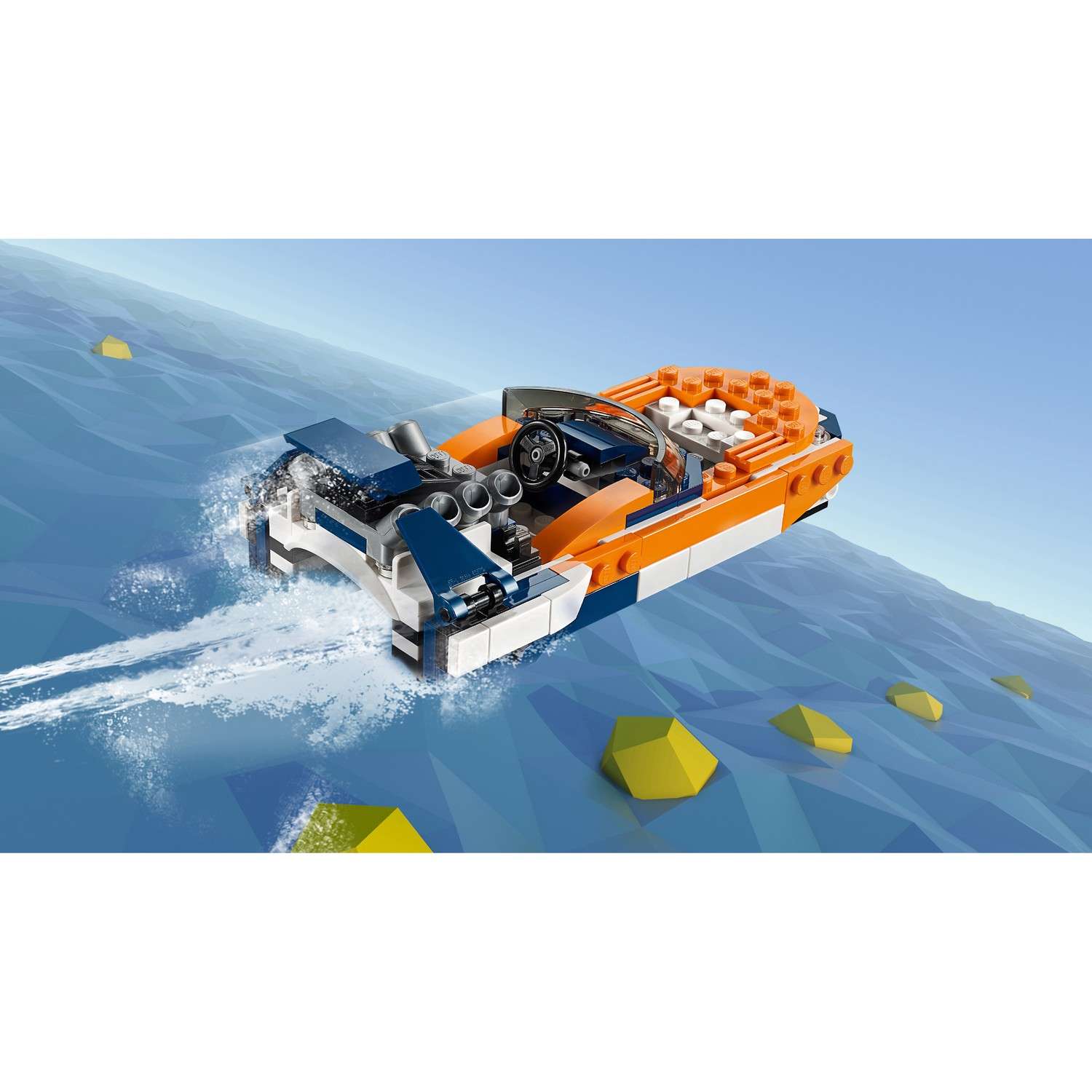 Конструктор LEGO Creator Гоночный автомобиль Оранжевый 31089 - фото 8