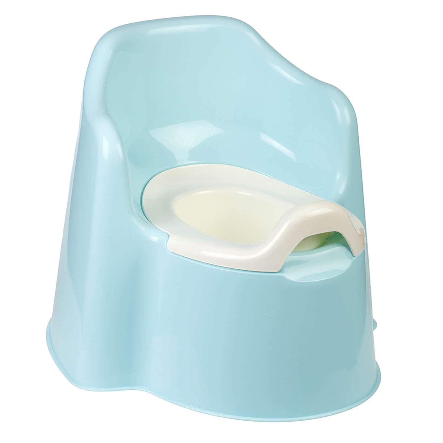 Горшок детский PLASTIC REPABLIC baby пластиковый со съёмной чашей для малышей бирюзовый - фото 1