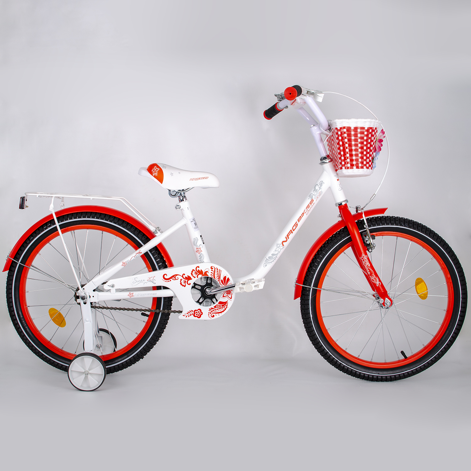 Велосипед NRG BIKES SWAN 20 white-red - фото 2