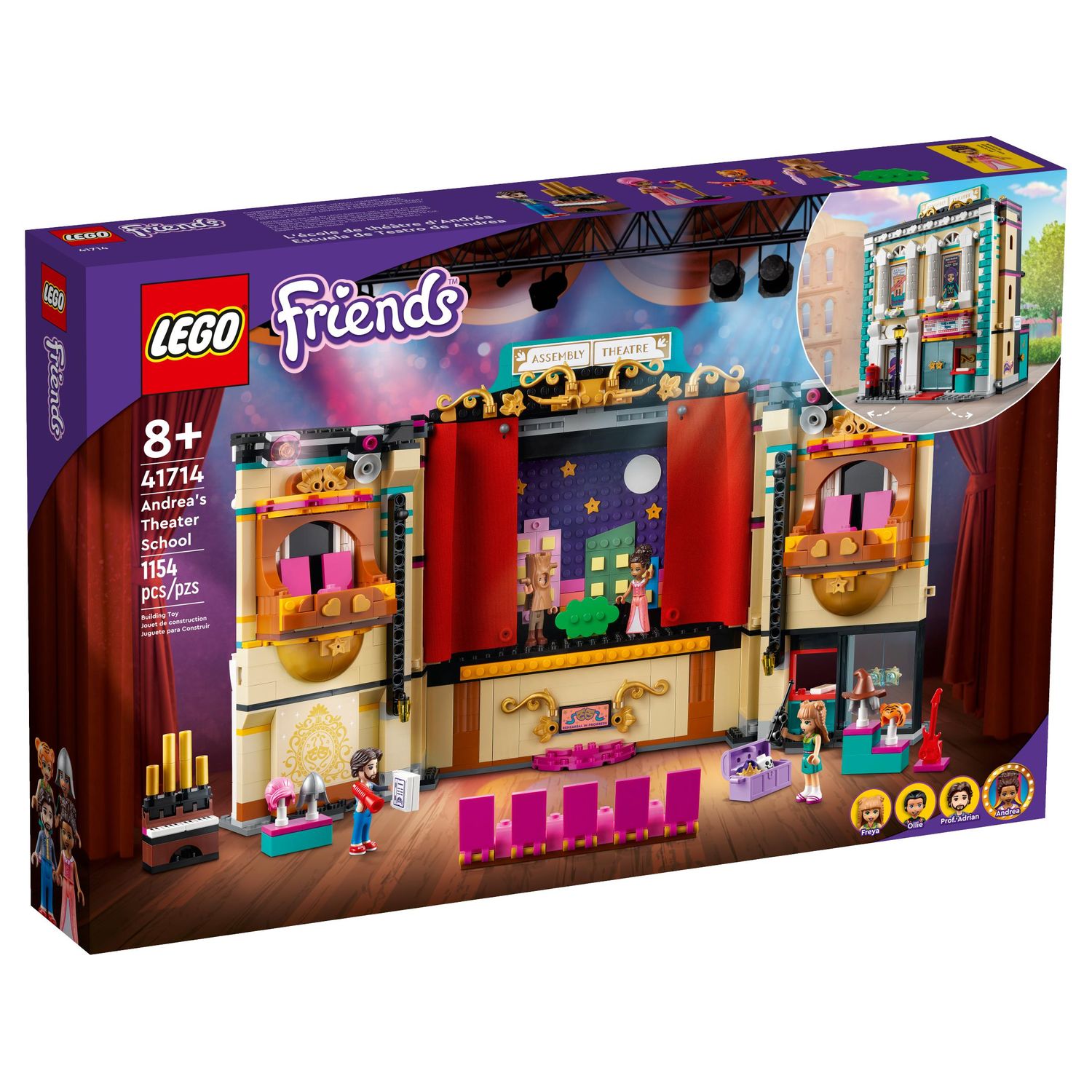 Конструктор LEGO Friends Театральная школа Андреа 41714 купить по цене 5999  ₽ в интернет-магазине Детский мир