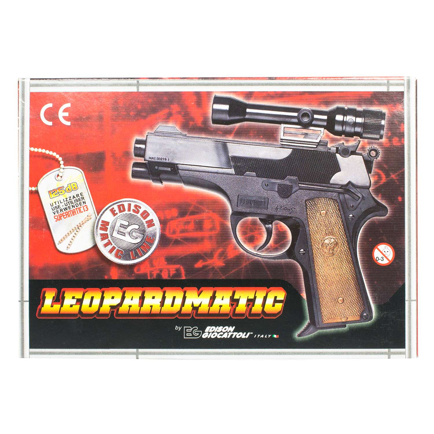 Пистолет Edison Giocattoli Leopardmatic - фото 2