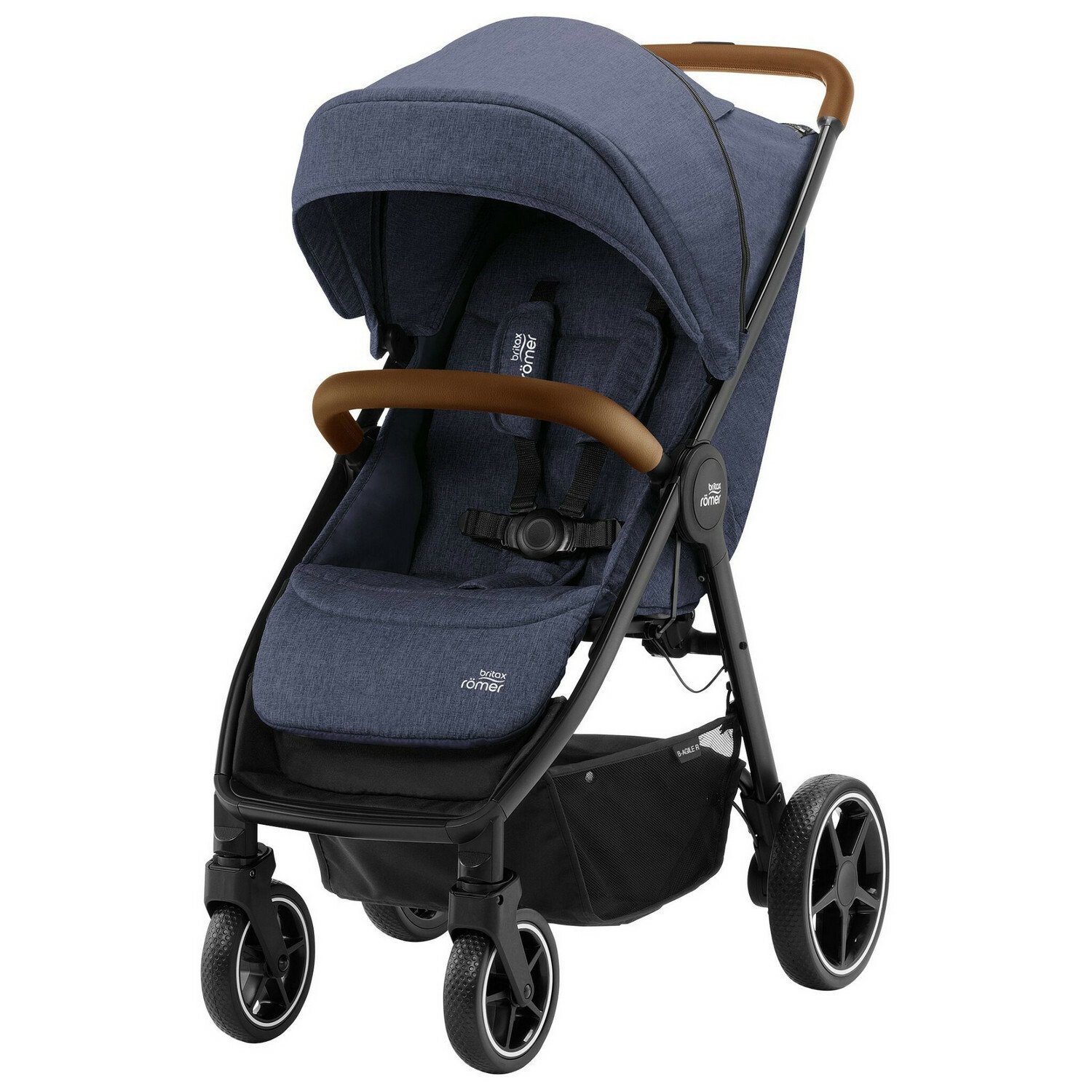 Коляска Britax Roemer B-Agile R Navy Ink-brown - фото 1