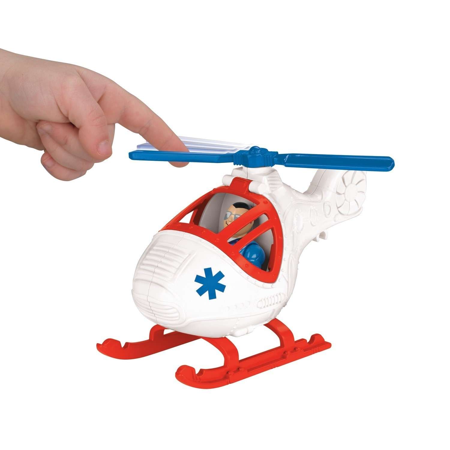 Набор фигурок IMAGINEXT City Helicopter & Medic (X7614) CJM55 - фото 3