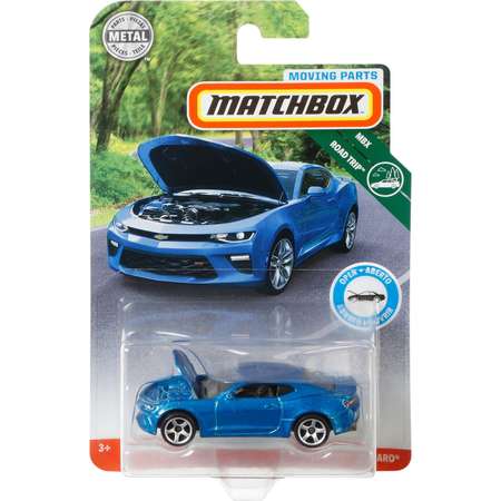 Машинка Matchbox Шевроле Камаро с подвижными элементами Синяя GBH33