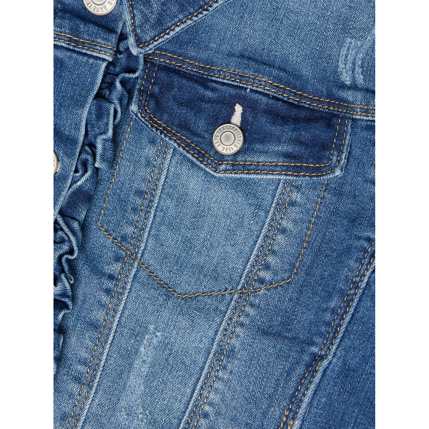 Куртка джинсовая NAME IT 13172777/Medium Blue Denim - фото 2