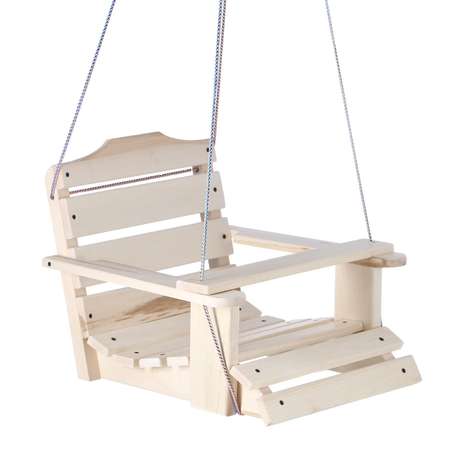 Кресло Добропаровъ деревянное подвесное сиденье 50×50см