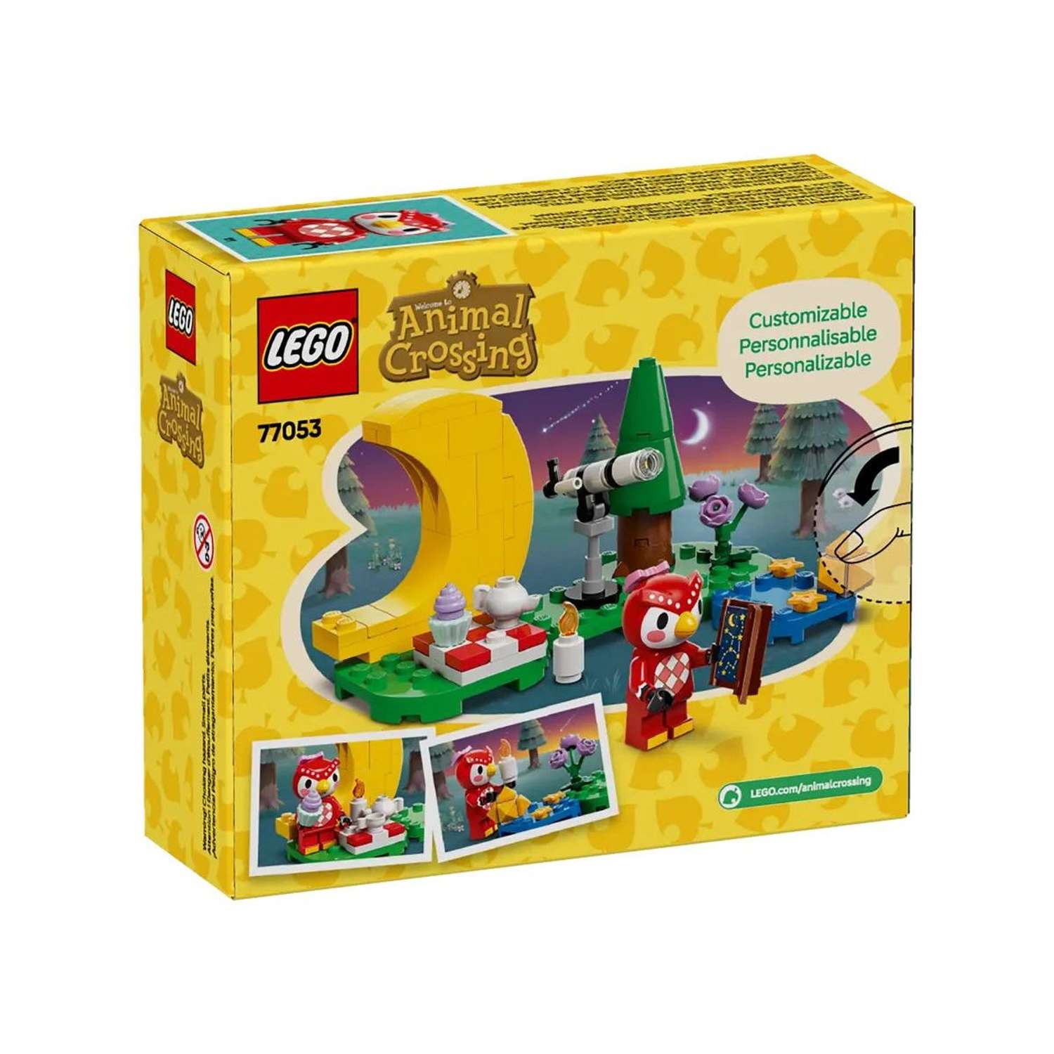 Конструктор LEGO Animal Crossing Наблюдение за звездами блочный - фото 6