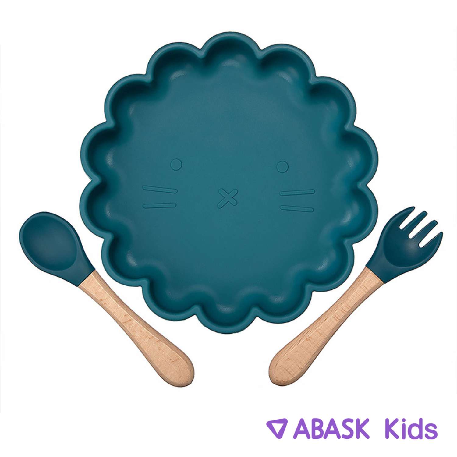 Набор детской посуды ABASK EMERALD 3 предмета - фото 1