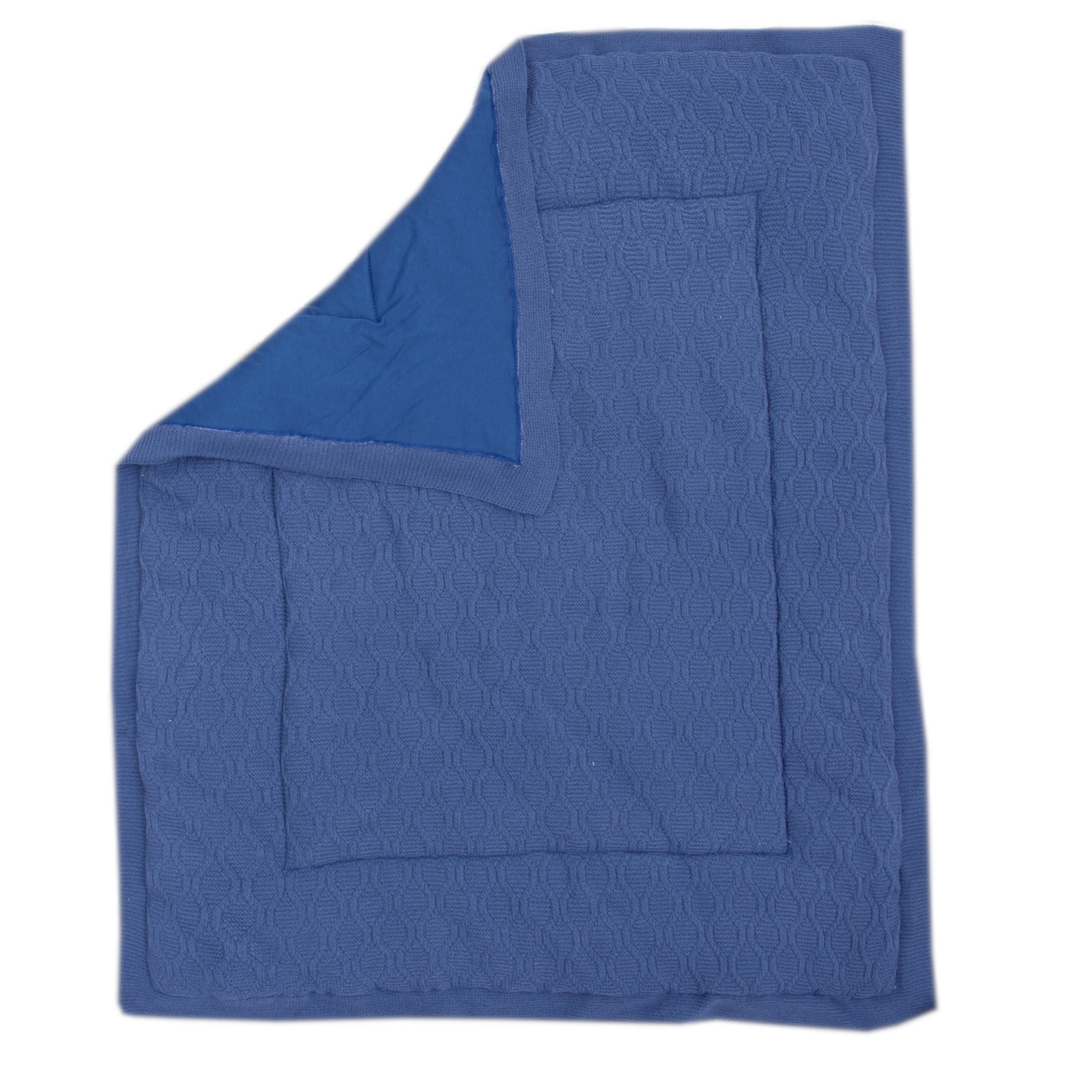 Одеяло-плед Осьминожка вязаное утепленное 110*95 см - фото 2