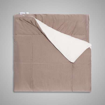 Одеяло SONNO TWIN евро размер 200х220 см цвет бежевый мокко