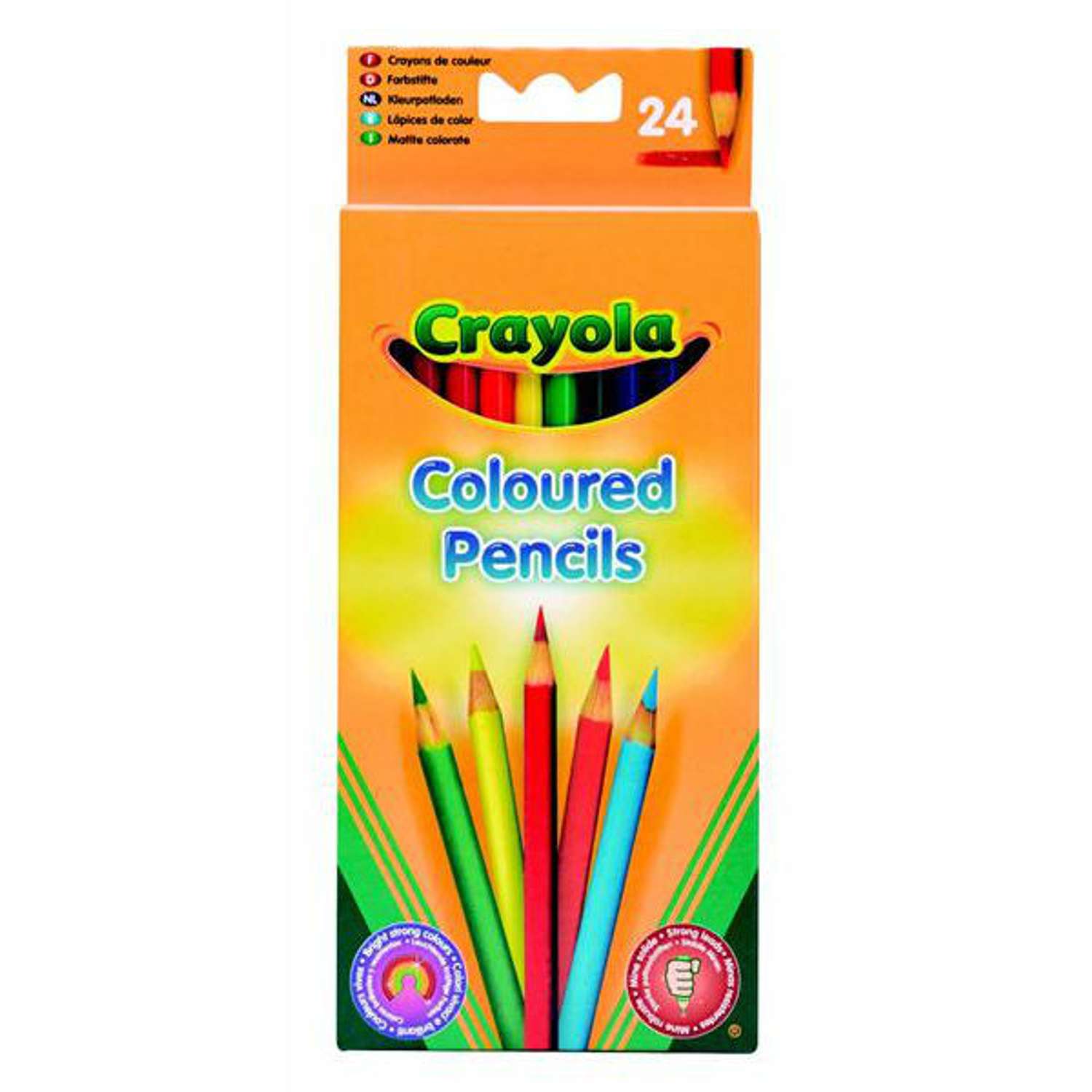 Карандаши цветные Crayola 24 шт - фото 1