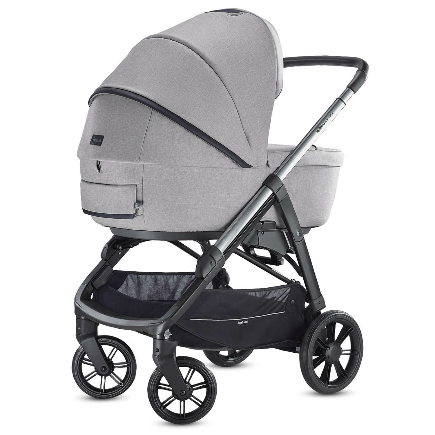 Коляска 2в1 Inglesina Aptica System Duo Silk Grey - фото 7