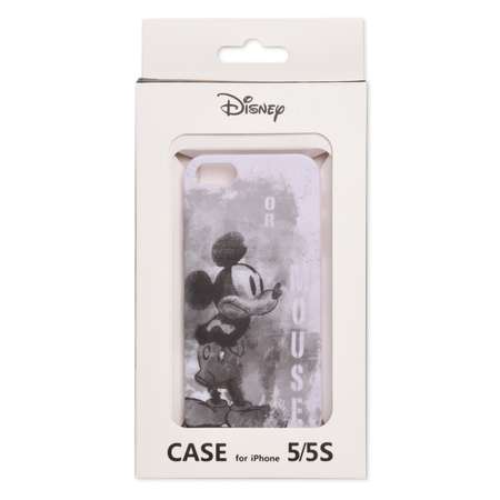 Крышка задняя для iPhone 5 Disney Микки Чёрно-белый