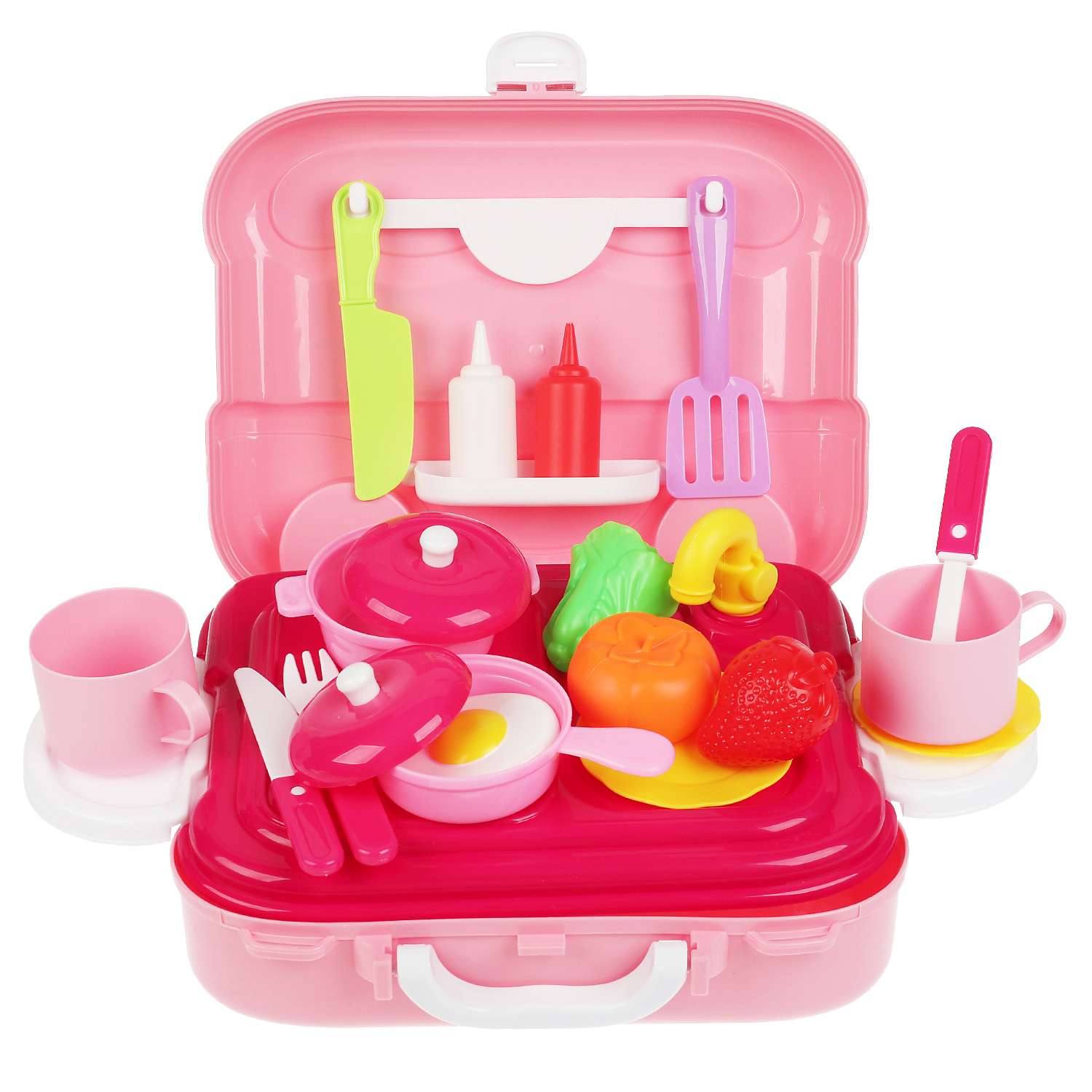 Детская кухня в чемодане Играем Вместе Принцессы с водой - фото 1