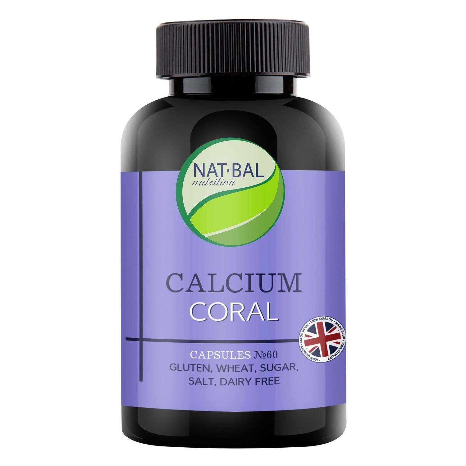 Биологически активная добавка Nat Bal nutrition Calcium corals 60капсул - фото 1