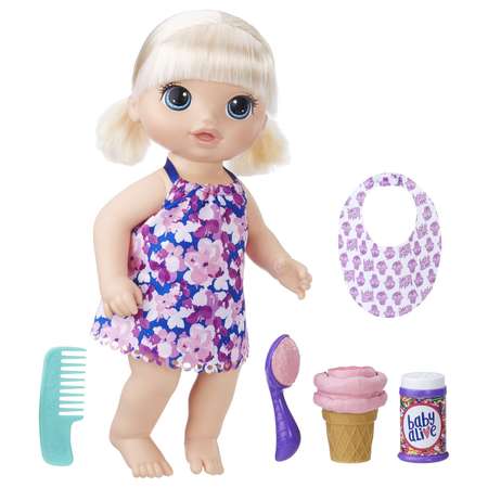 Куклы Baby Alive Малышка с мороженым