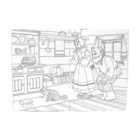Раскраска Проф-Пресс со сказками Курочка ряба и Маша и медведь