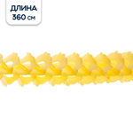 Гирлянда бумажная Riota декоративная желтая 360 см
