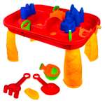Игровой набор 1 TOY Столик для игры с водой и песком 10 предметов