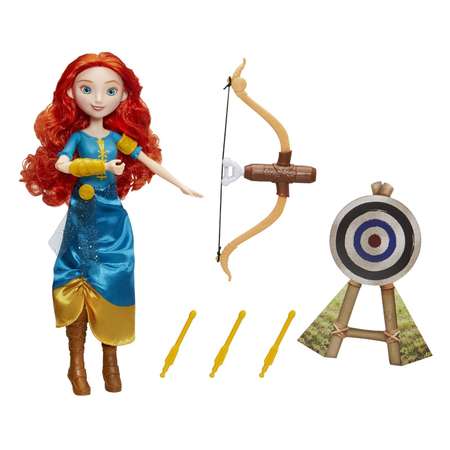 Кукла Princess Disney Hasbro Модная принцесса Мерида и ее хобби B9147EU4