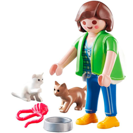 Фигурка Playmobil Девочка с котятами