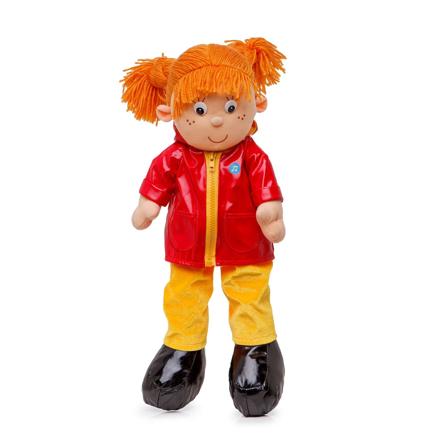 Игрушка мягкая СмолТойс Кукла Катя в красном костюме 49 см - фото 1